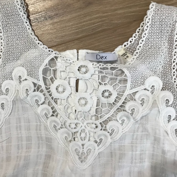 Dex size small white sleeveless top - Picture 2 of 4